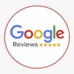 Google Reviews badge showing five-star rating